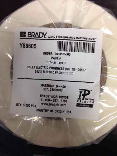 Brady Thermal Label THT-91-499,IP