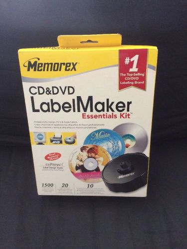 Memorex cd &amp; dvd label maker essentials kit - sealed nib for sale