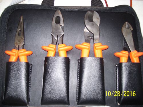 8 pc KLEIN 33526 Insulated Tool Set, Soft Case, 8 Pc