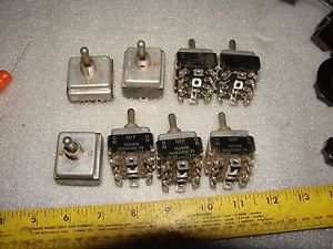 8 cutler hammer ms25068-31 switches 4pdt momentary &amp; latched for sale