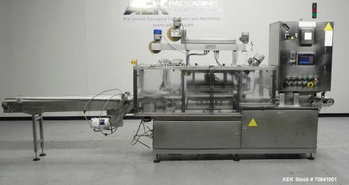 Used- G. Mondini Model CVS/T1-S Tray and Pan Sealer. Machine is capable of speed
