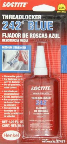 Loctite 272 blue threadlocker medium strength - 1.22fl oz / 36ml  part# 37477 for sale