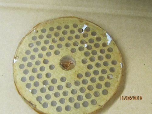 Fine grind meat grinder plate #32  3/16 inch hole for sale
