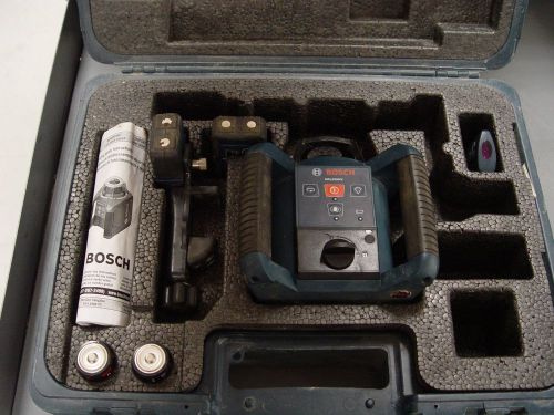Bosch grl250hv self-leveling rotary laser level complete kit for sale