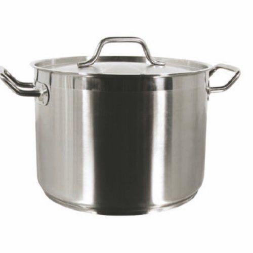 Thunder Group SLSPS008 Stainless Stock Pot with Lid 8-Quart