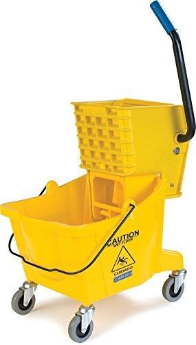 Carlisle 3690804 mop bucket with side press wringer, 26 quart / 6.5 gallon, for sale