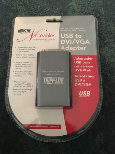 Tripp Lite USB to DVI/VGA Monitor Adapter (TRPU244001R)