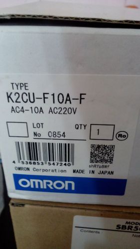 1 pcs  NEW Omron alarm relay K2CU-F10A-F  new in box