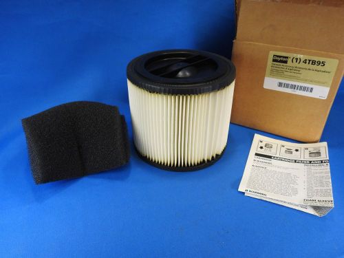 DAYTON 4TB95 VACUUM ACCESSORY CARTRIDGE FILTER