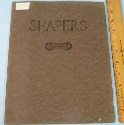 1917 SHAPERS HIGH DUTY SHAPERS &amp; ATTACHMENTS BOOKLET