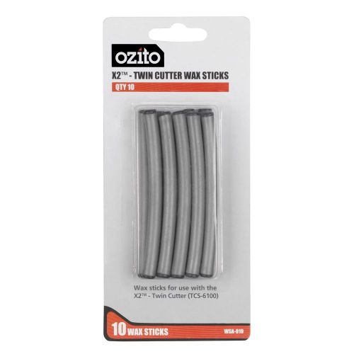 Ozito X2-TWIN CUTTER WAX STICKS 10Pcs Prevents Binding Or Overheating Aust Brand