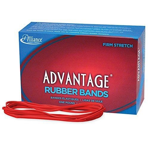 Alliance Advantage Red Rubber Band Size #117B (7 x 1/8 Inches) - 1 Pound Box
