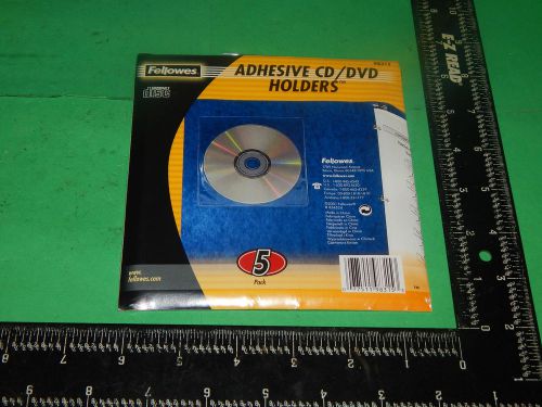 Fellowes 98315 5-Pack Adhesive CD/DVD Holders