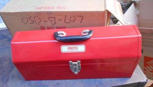 Stanley Proto J9971 Proto Hip Roof  RED TOOL Box NEVER USED  9971