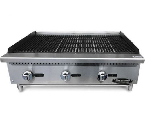 Char broiler 36&#034; char grill charbroiler radiant natural or lp new 3&#039; charcoal for sale