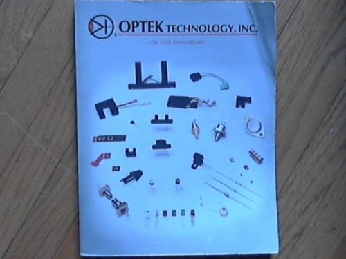 OPTEK TECHNOLOGY 1990 Data Product Book Catalog 10th anniversary..good condition
