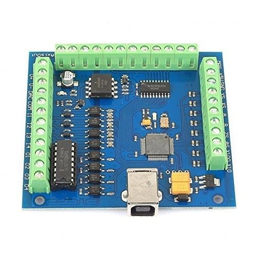 SainSmart 4 Axis Mach3 USB CNC Motion Controller Card Interface Breakout Board