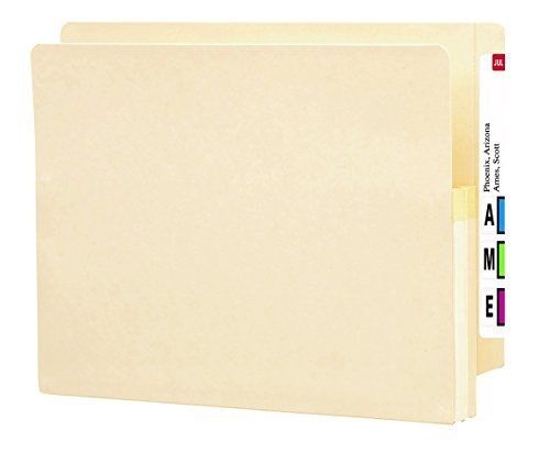 Smead End Tab File Pocket, Reinforced Straight-Cut Tab, 1-3/4&#034; Expansion, Letter