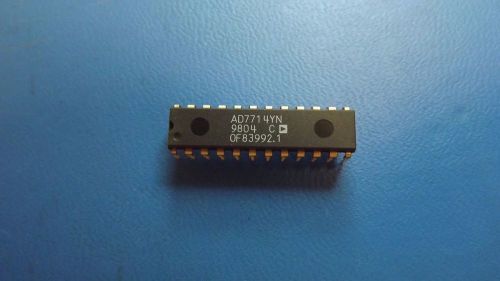 (1pc) ad7714yn adc single delta-sigma 1ksps 24-bit serial 24-pin pdip for sale