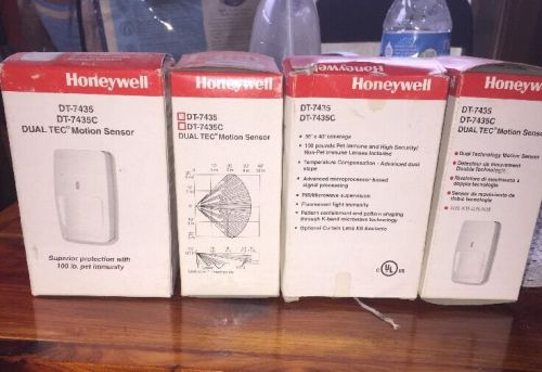 Honeywell DT-7435 DUAL TEC Motion Sensor Lot Of 4