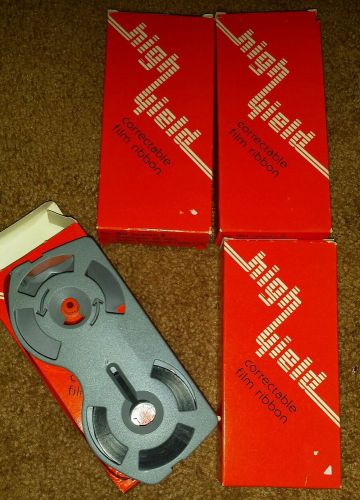 4  IBM  Selectric II Typewriter High Yield Correctable Film Ribbon New in Box