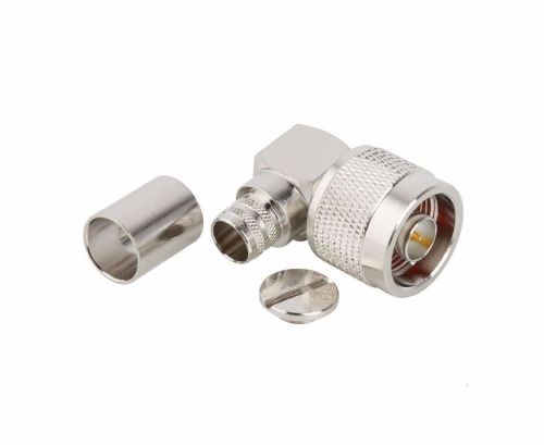 (2) AMPHENOL 172176 RF Right Angle N-Type CONNEX Connector ~ FREE SHIPPING