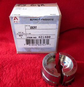 New In Box Burndy U5CRT Crimping Die - Index 7 Blue - Free Priority Shipping