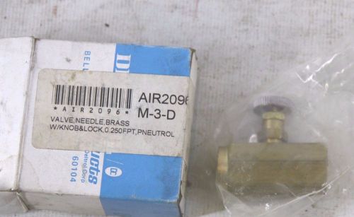 Deltrol pneu-trol 1/4&#034; fpt  needle valve n 20 b for sale