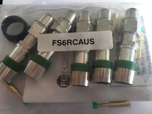 Icm / belden fs6rcaus eva male compression connector, 5 pieces for sale