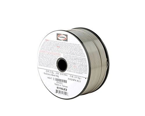 Harris 0316le2 316l welding wire, stainless steel spool, 0.030&#034; x 2 lb. for sale