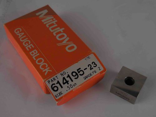 Mitutoyo 0.50&#034; gauge block 614195-23 #67i for sale