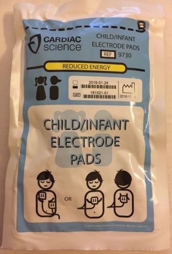 Cardiac Science AED Reduced Energy Pediatric Electrode Pads 9730-002