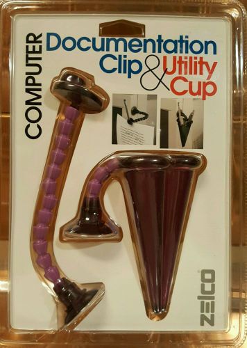 Nib! zelco computer documentation clip &amp; utility cup for sale