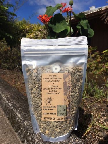 100% Kona Green Coffee Beans Grade Prime/Prime one
