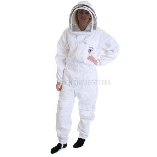 Buzz beekeepers bee suit with fencing / astronaut veil - (size large) for sale