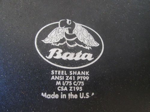BATA INDUSTRIES SIZE 11 STEEL SHANK BOOTS AZSI Z41 PT99