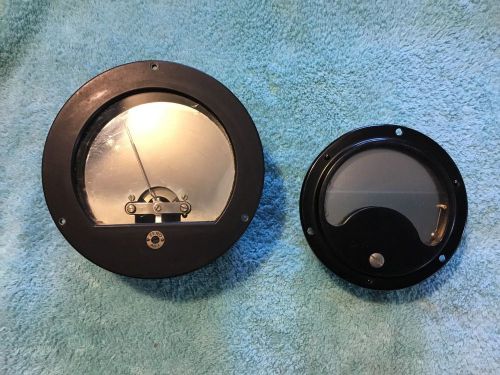 Blank dial prototype vtg weston amperes volt meter steampunk industrial age part for sale
