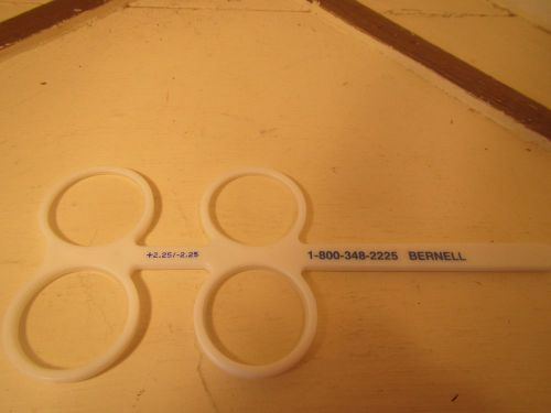 + - 2.25 Lens confirmation test Optical flippers Bernell