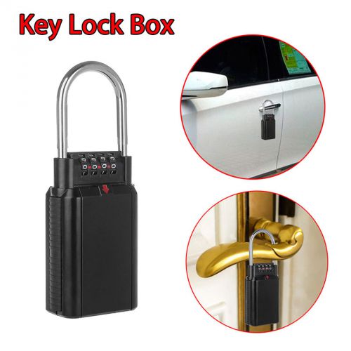 key Storage Cabinet 4 Digit Key Storage Security Lock Car-door Handle Hide Key