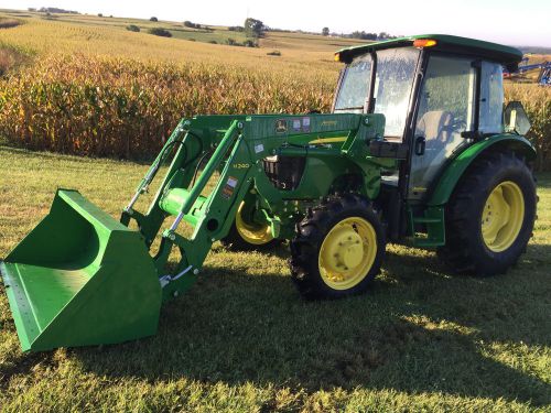 John deere 5055e tractor 4 wheel drive with loader #143003-032 for sale