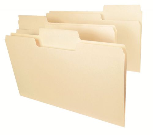 Smead SuperTab Heavyweight File Folder Oversized  1/3-Cut Tab Legal Size Mani...