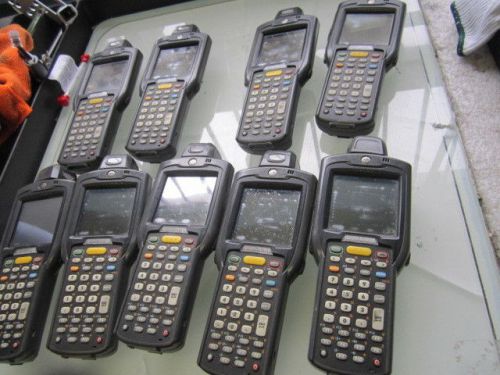 Lot of 9   Motorola/Symbol MC3090BT Mobile Computer/Scanner mc3090r-ru0ppbga6wr