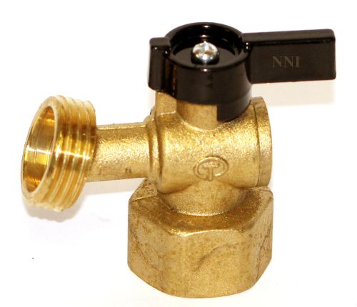 Boiler Drain Valve Quarter Turn 3/4&#034; FIP x 3/4&#034; GHT