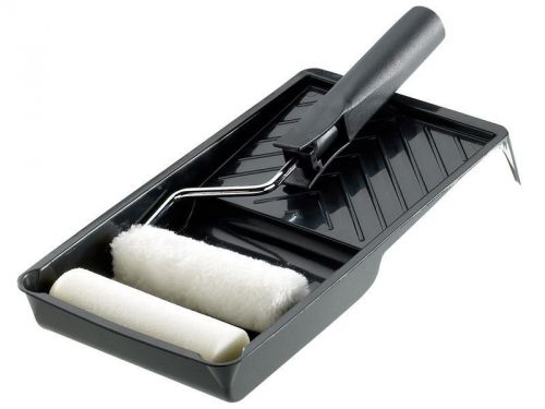 Stanley tools - mini roller emulsion &amp; gloss kit 100mm (4in) for sale