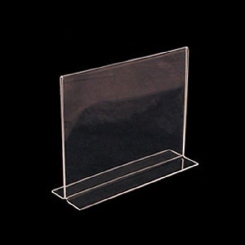 Horizontal Double Sided, Stand Up Acrylic Sign Holder (11&#034;W x 8.5&#034;)