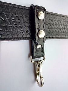 Basketweave Pro 1&#039;&#039; wide Halter Key Holder, Fits 2 1/4 Duty Belt