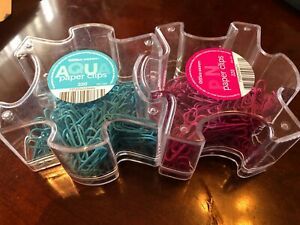 2 Pack Paper Clips - 220/box total 440 - two Colors - brand new