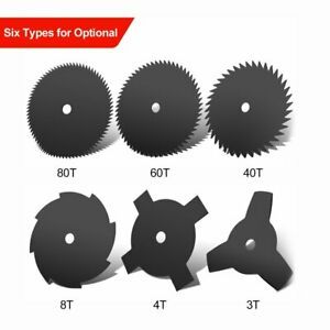 Lawn Mower Blade Circular Grass Cutter Brush Saw Blade Trimmer 80/60/40/8/4/3T