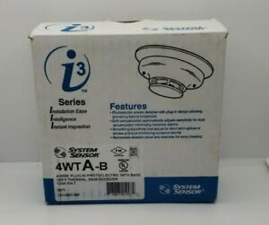 System Sensor 4WTA-B 4WTAB i3 Series 4-wire Photoelectric Smoke Detector