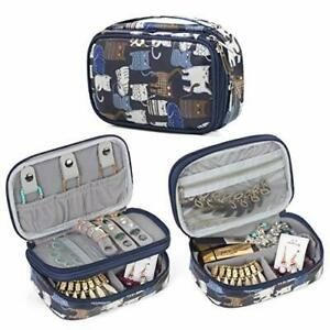 Teamoy Jewelry Travel Case Jewelry &amp; Accessories Holder Organizer for Necklac...